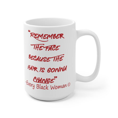 White Remember Ceramic Mug